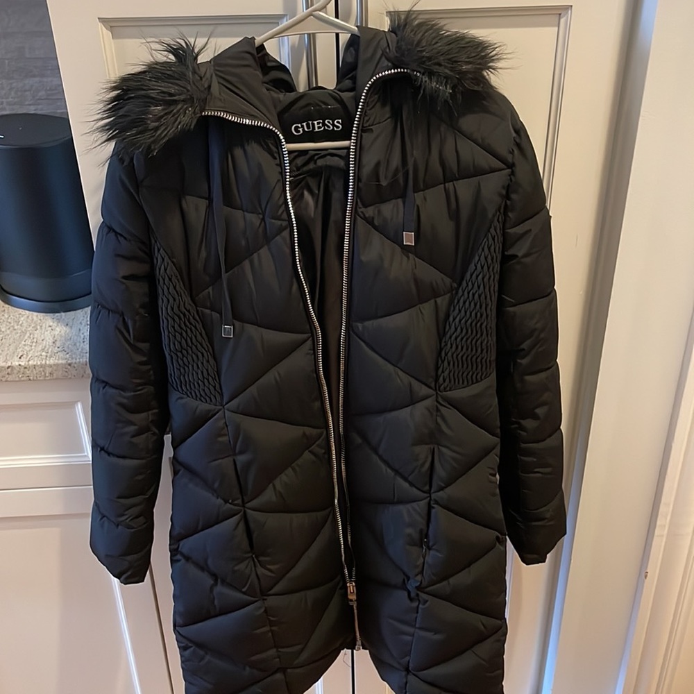 Guess Eco Celia Down Puffer Coat Gem